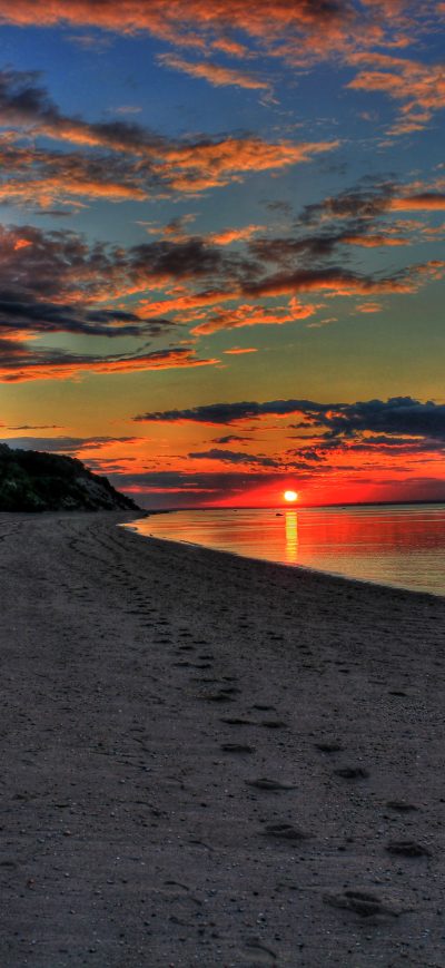 Fond d'écran iPhone Sunset Island 5k