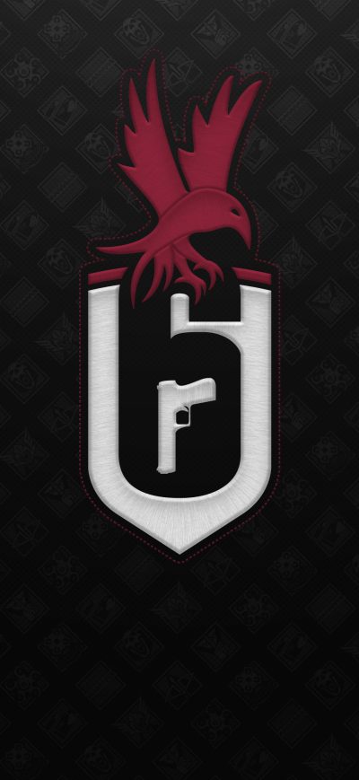 Fond d'écran iPhone Tom Clancys Rainbow Six Siege Logo 4k