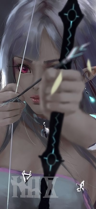 Fond d'écran iPhone Fantasy Women With Arrow Archer