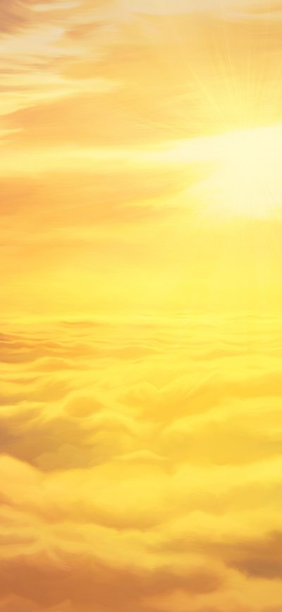 Fond d'écran iPhone Sky Sun Illustration Artwork 4k