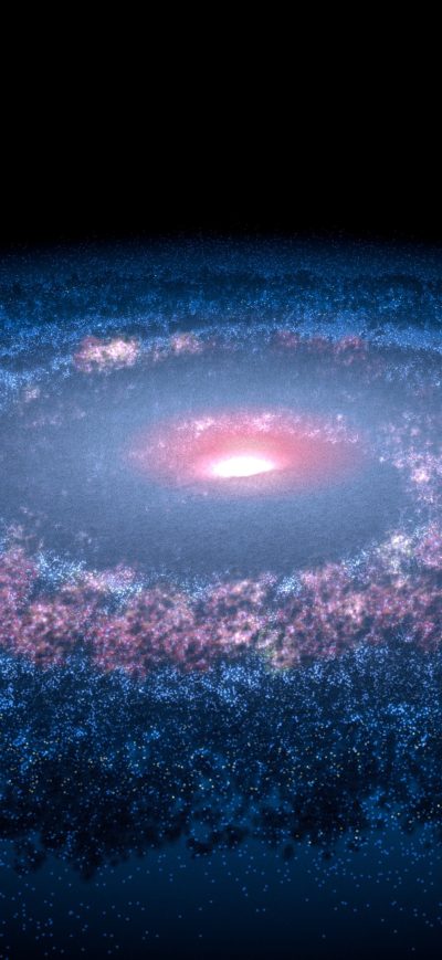 Fond d'écran iPhone Milky Way Ellipses Space Universe