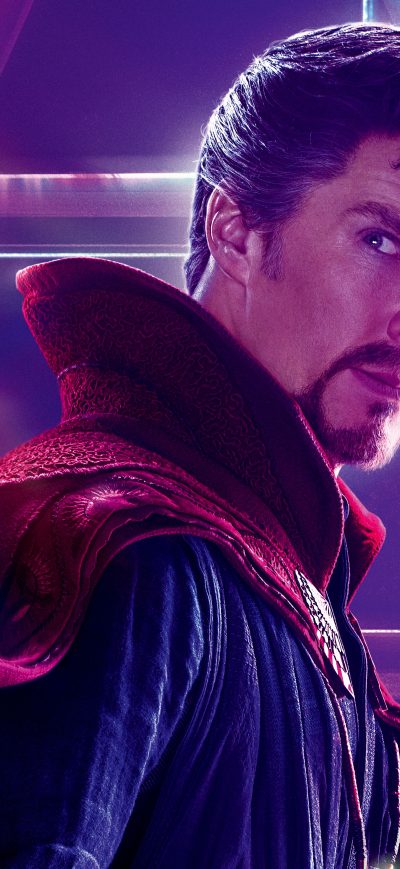 Fond d'écran iPhone Doctor Strange In Avengers Infinity War 8k Poster