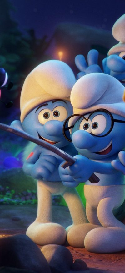 Fond d'écran iPhone Smurfs The Lost Village 2017 Movie Hd