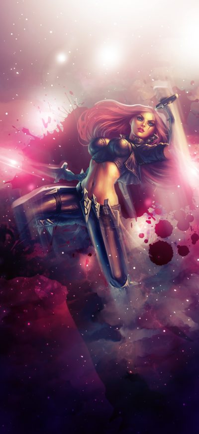 Fond d'écran iPhone League Of Legends Fantasy Girl Art