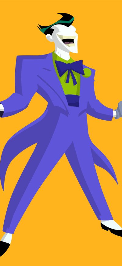 Fond d'écran Joker Vector Style sur iPhone