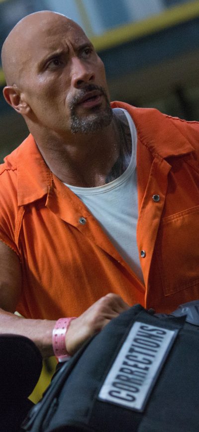 Fond d'écran iPhone Dwayne Johnson Fast Furious 8 Bald 5k
