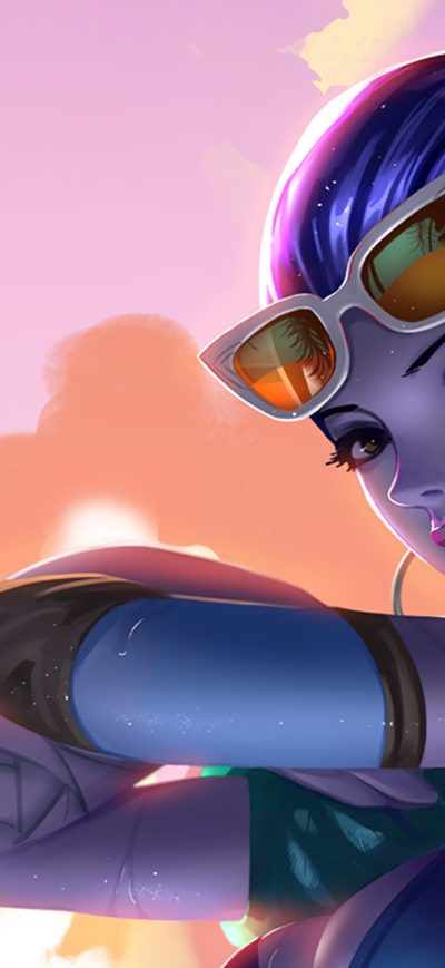 Fond d'écran iPhone Cote Dazur Widowmaker Overwatch Artwork 4k