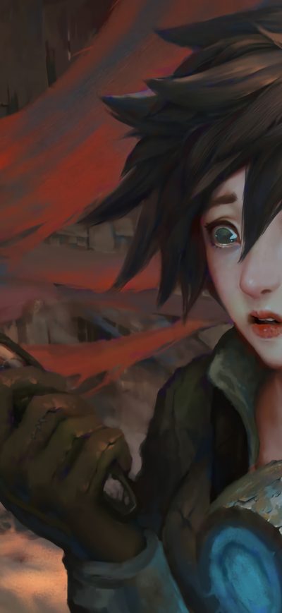 Fond d'écran iPhone Tracer Overwatch Best Art
