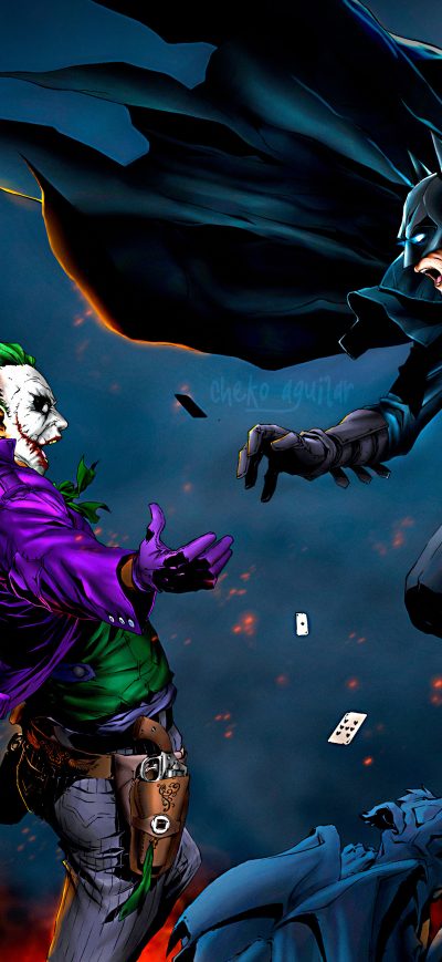 Fond d'écran iPhone Batman Vs Joker