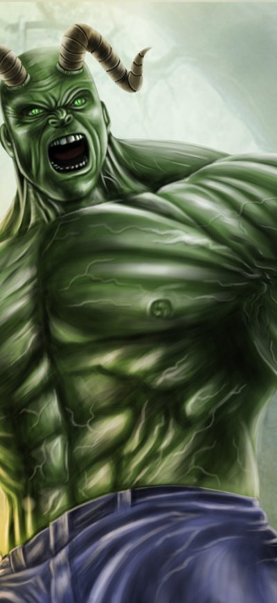 Fond d'écran iPhone Devil Hulk