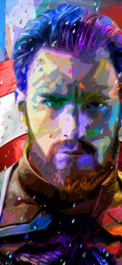 Fond d'écran iPhone Captain America 4k Abstract Art