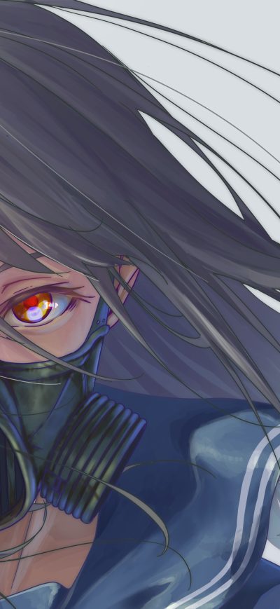 Fond d'écran iPhone Anime Original Girl With Mask