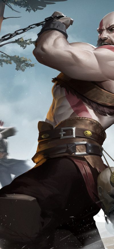 Fond d'écran iPhone God Of War Fanartwork