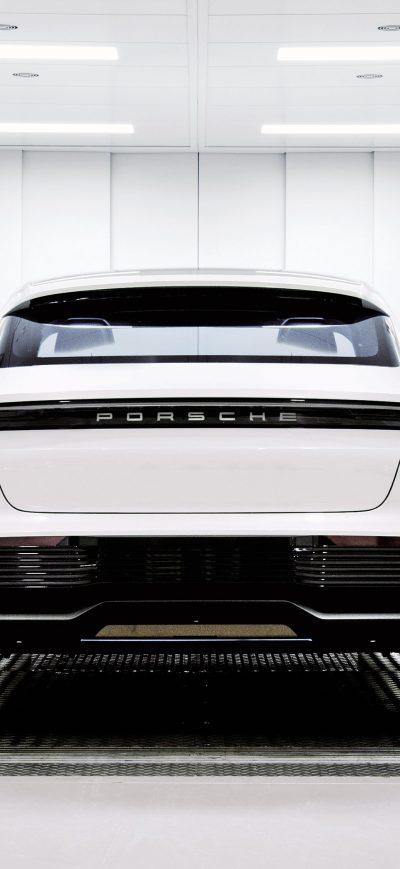 Fond d'écran Porsche Mission E Cross Turismo 2018 Rear 4k sur iPhone