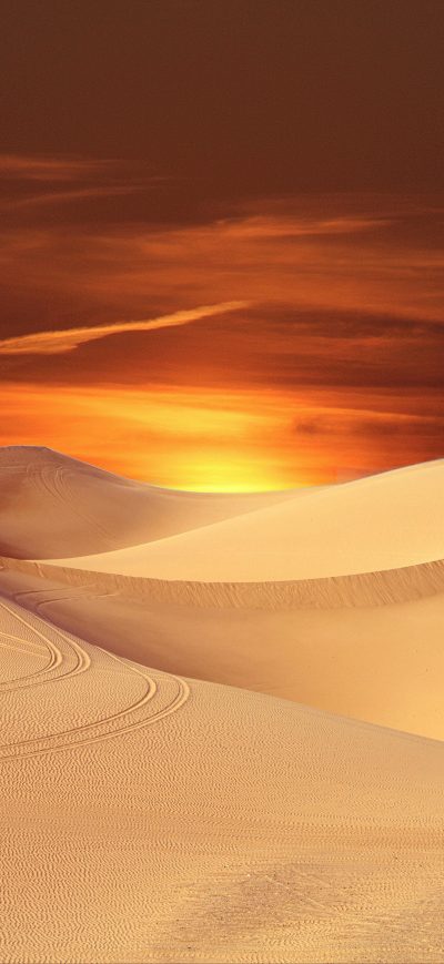 Fond d'écran iPhone Desert Sand Landscape 5k