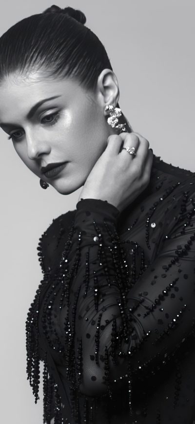 Fond d'écran iPhone Alexandra Daddario Elias Tahan Oscars Photoshoot 4k