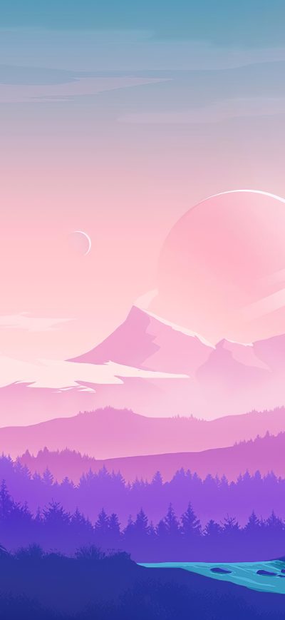 Fond d'écran iPhone Alien Moon Nature 4k