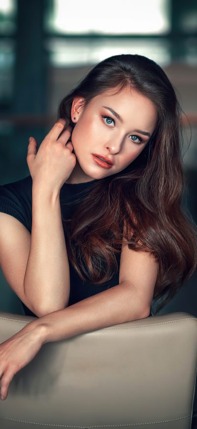 Fond d'écran iPhone Brunette Girls Model 4k