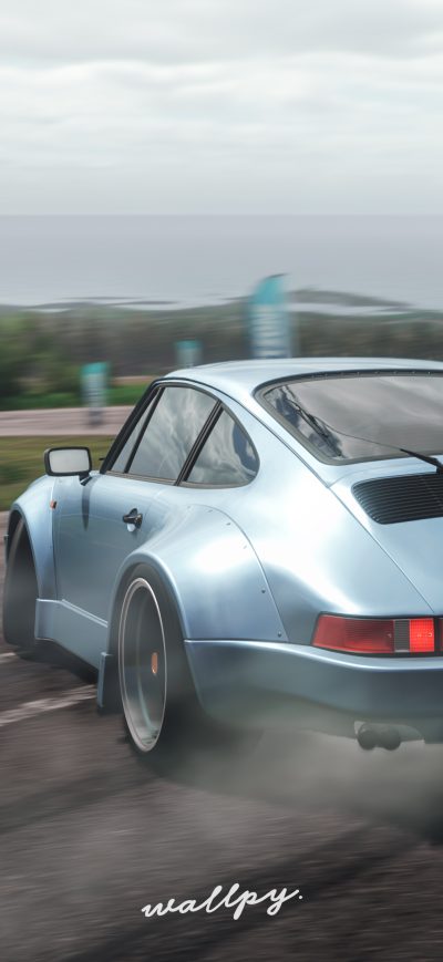Fond d'écran iPhone Porsche Drift Forza Horizon 4