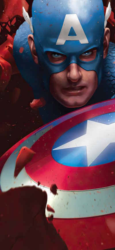 Fond d'écran iPhone Captain America Vs Red Skull