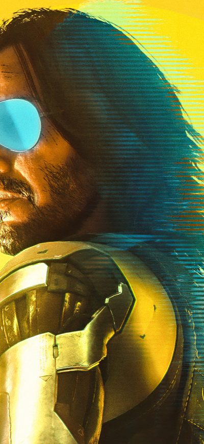 Fond d'écran iPhone Johnny Silverhand Cyberpunk 4k 2077