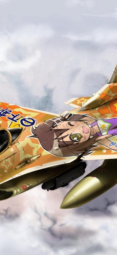 Fond d'écran Anime Plane sur iPhone