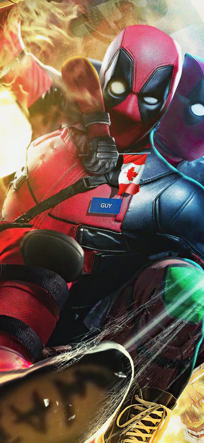 Fond d'écran iPhone Deadpool 3 5k