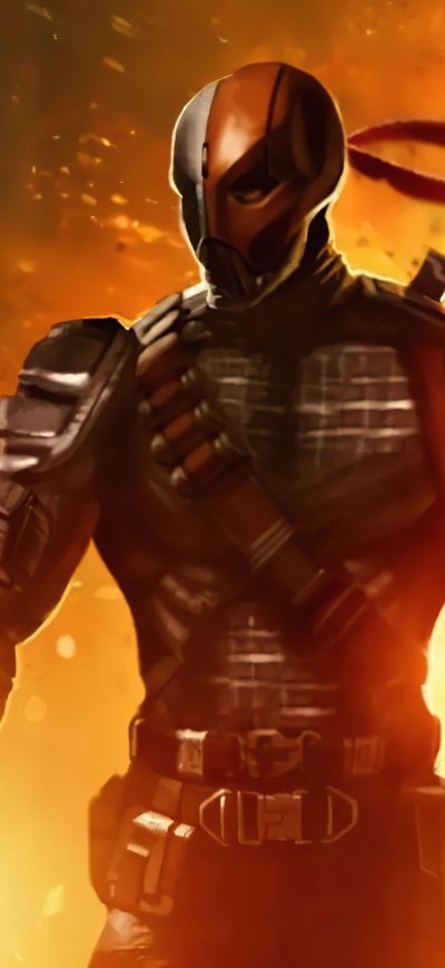 Fond d'écran iPhone Death Stroke Concept Art 5k