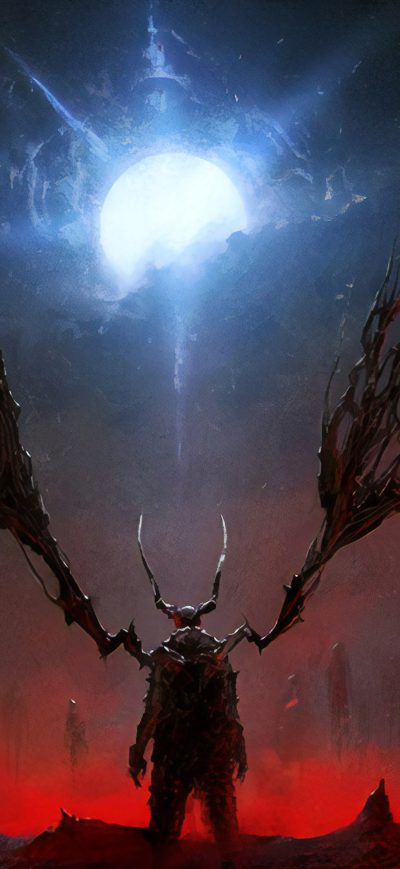 Fond d'écran iPhone Demon Revelations 4k