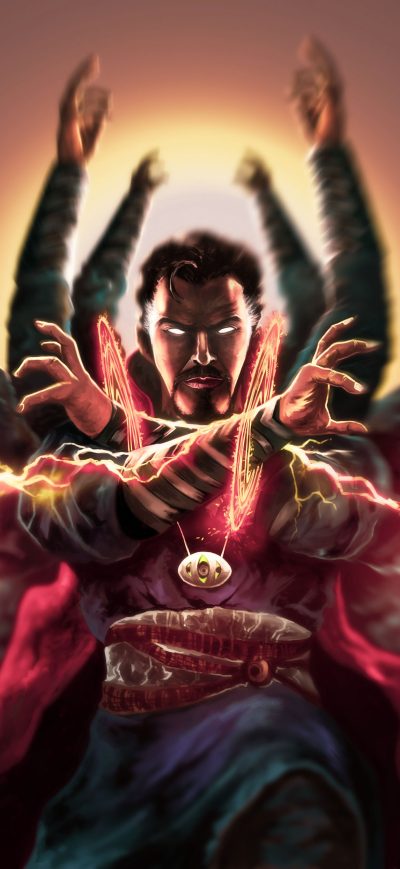 Fond d'écran Doctor Strange 4k Artworks sur iPhone