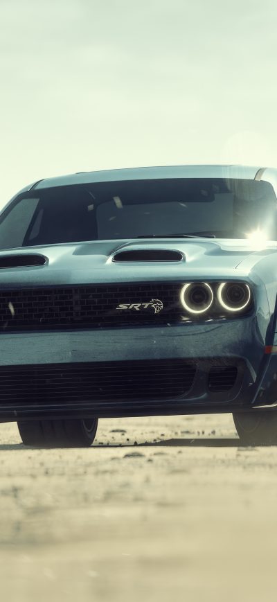Fond d'écran iPhone 2023 Dodge Challenger SRT Hellcat In Desert