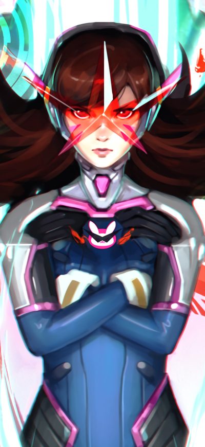 Fond d'écran iPhone Overwatch Dva Digital Art 4k