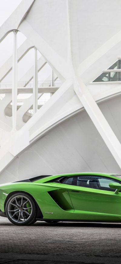 Fond d'écran iPhone Lamborghini Aventador S Side View 2018