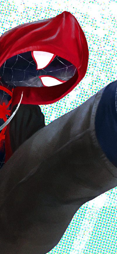 Fond d'écran iPhone SpiderMan Into The Spider Verse New Artwork HD 2018