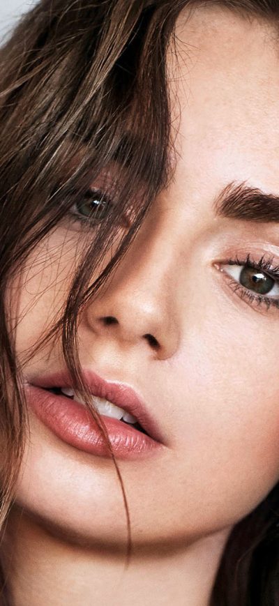 Fond d'écran iPhone Lily Collins Grazia UK 2018