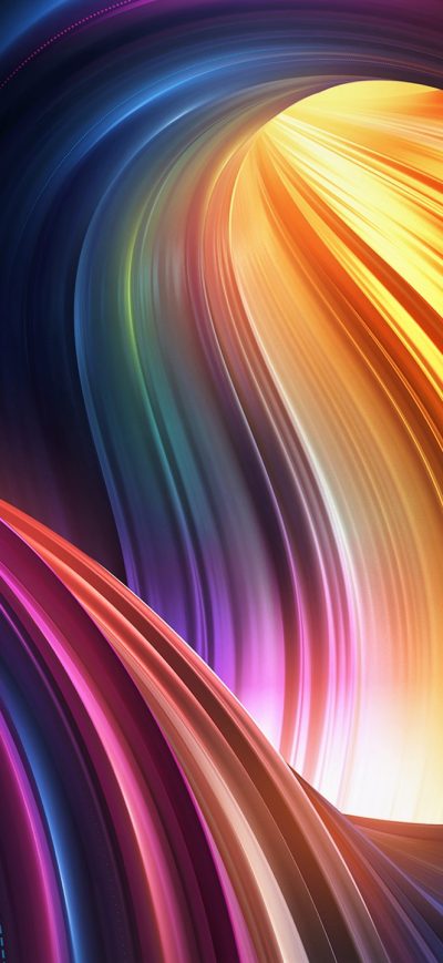 Fond d'écran iPhone Wave Abstract Colorful Art Graphics