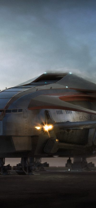Fond d'écran iPhone Starship