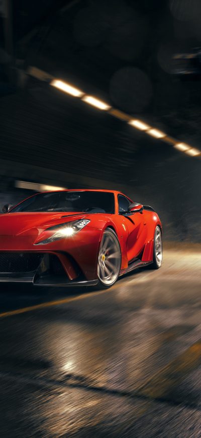 Fond d'écran iPhone 2019 Novitec Ferrari 812 Superfast N Largo Red