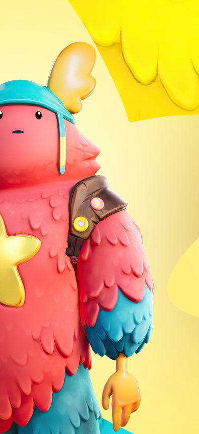 Fond d'écran iPhone Fortnite Guffie Stuffie Back Bling 4k