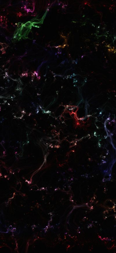 Fond d'écran iPhone Galaxy Colorful Stars Abstract 4k