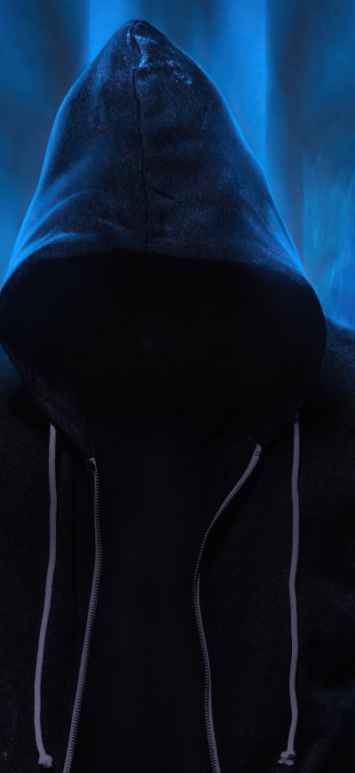 Fond d'écran iPhone Hoodie Angel Boy Dark 4k