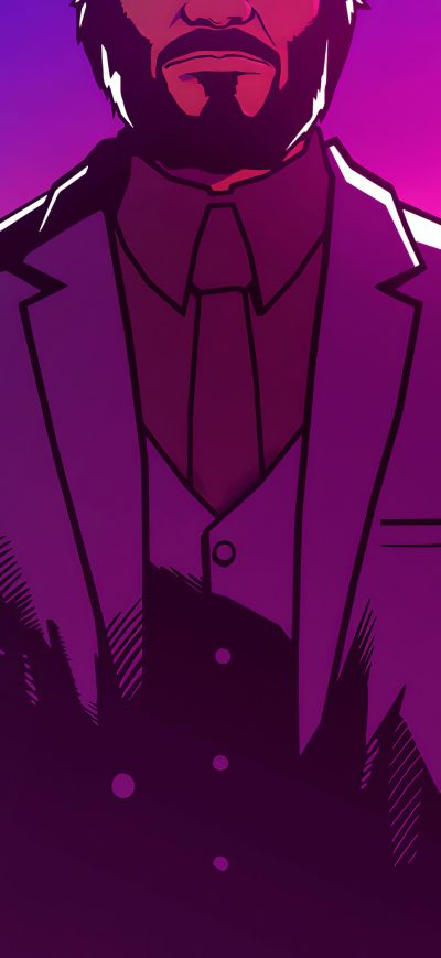 Fond d'écran John Wick Hex 4k sur iPhone