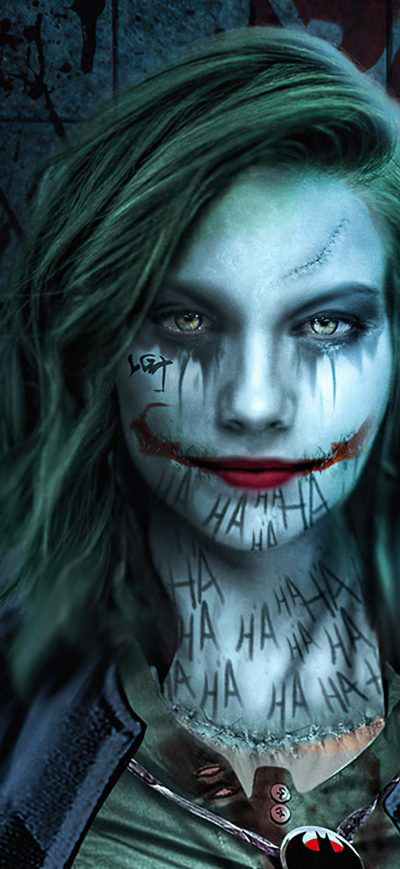 Fond d'écran iPhone Joker Girl Dont Cry
