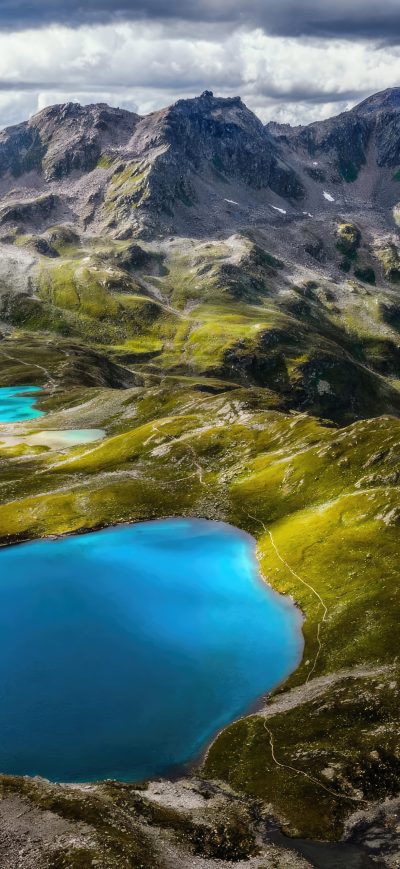 Fond d'écran iPhone Silvretta Alps And Lake Switzerland