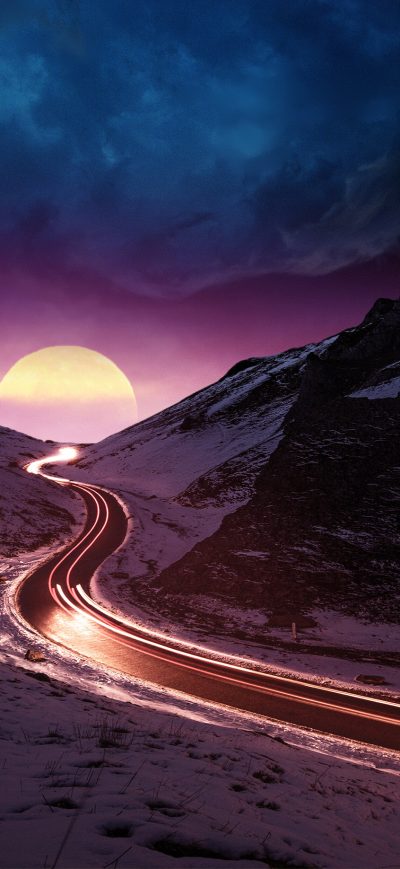 Fond d'écran iPhone Dreamscape Sunset View 4k