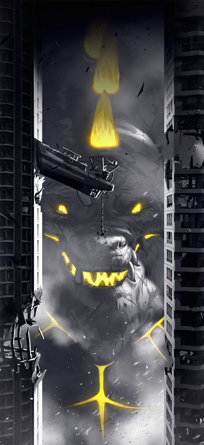 Fond d'écran iPhone King Of Tokyo Dark Edition 4k