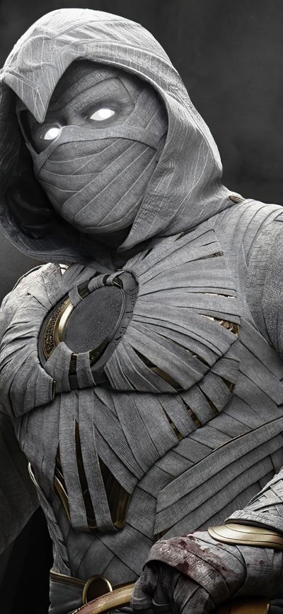 Fond d'écran iPhone Oscar Isaac Moon Knight Tvseries 5k