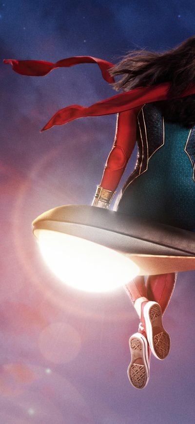 Fond d'écran iPhone Ms Marvel 2022 4k