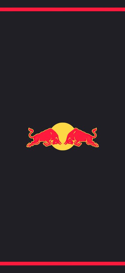 Fond d'écran iPhone Redbull Minimal Logo 5k