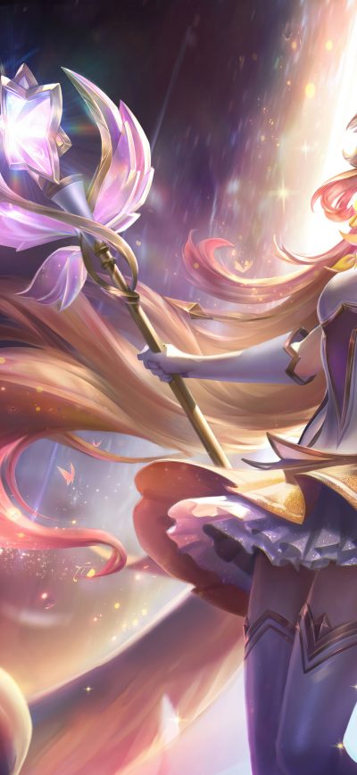 Fond d'écran iPhone Soraka League Of Legends 8k